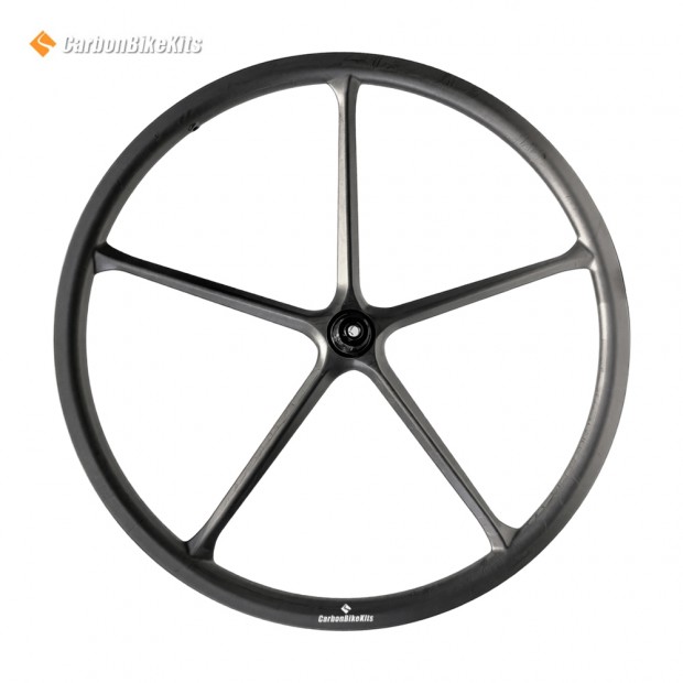 700C/29er Gravel XC Ruota in carbonio con 5 raggi e larghezza di 28mm per freno a disco stradale 700C/29er Gravel XC Ruota in carbonio con 5 raggi e larghezza di 28mm per freno a disco stradale
